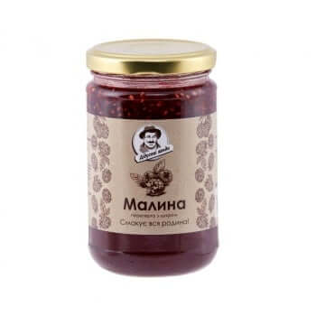 Малина перетертая с сахаром 360г
