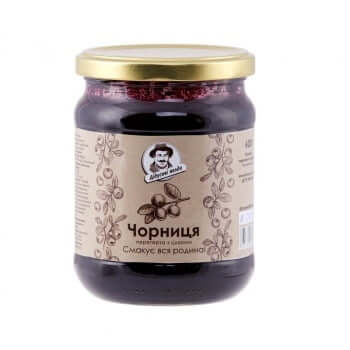 Черника перетертые с сахаром 600г
