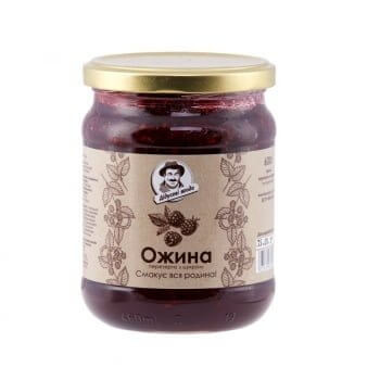 Ежевика перетертая с сахаром 600г